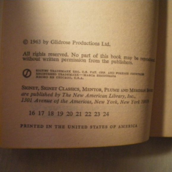 ON HER MAJESTY'S SECRET SERVICE JAMES BOND 007 IAN FLEMING PAPERBACK 1963 - Picture 3 of 3